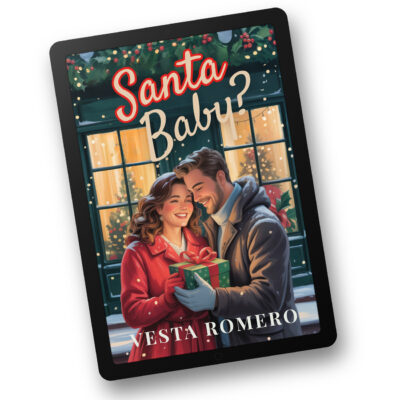 Santa baby? cover by Vesta Romero with cozy male and female image